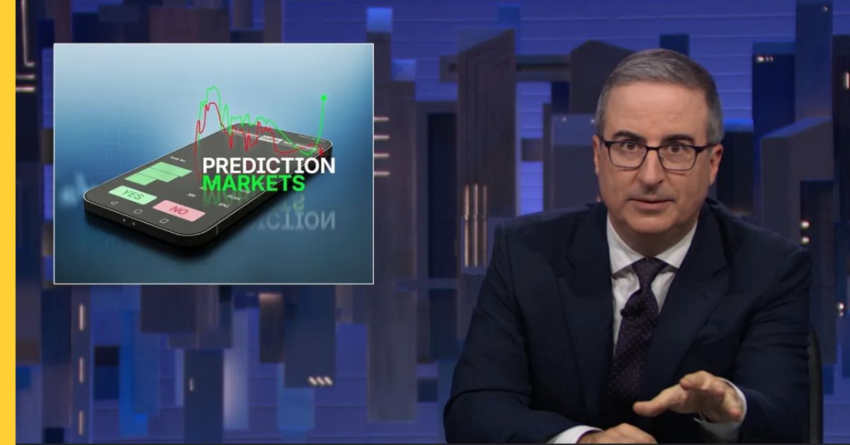 John Oliver takes aim at prediction markets on Last Week Tonight